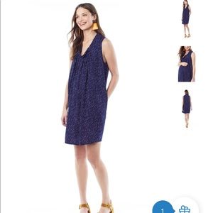 Loyal Hana Anya- Navy Diagonal Dot - Nursing/ Mat